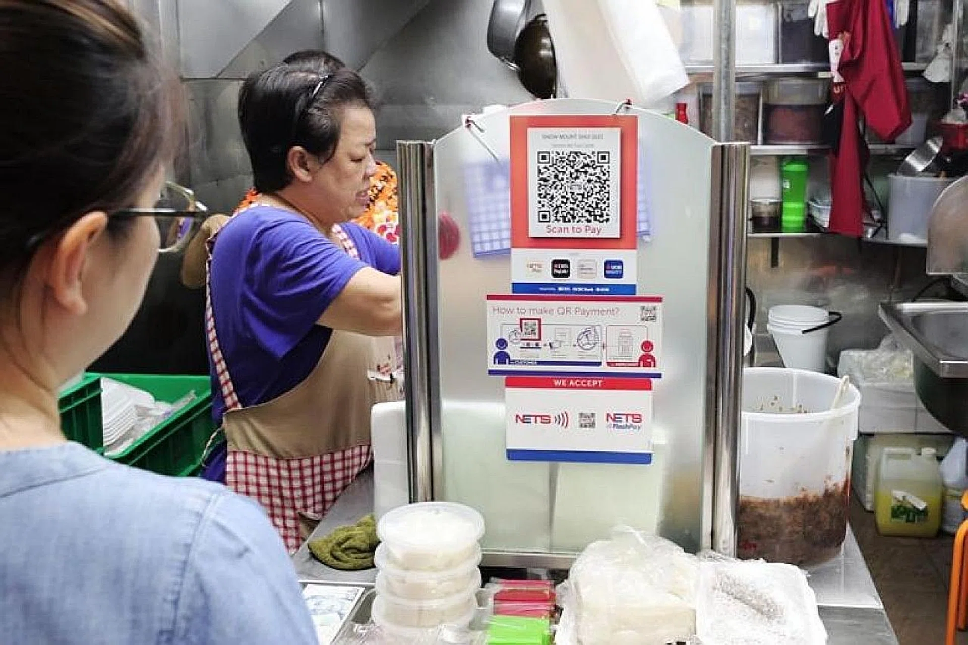 Customers can now scan the SGQR code displaying the PayNow logo to make payments through PayNow. 