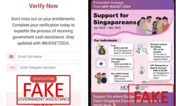 New phishing scam on fraudulent Budget 2024 infographics
