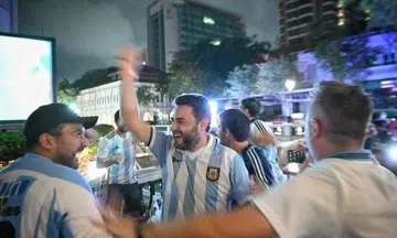 Argentina fans in Singapore celebrate 'big moment' as La Albiceleste reach final