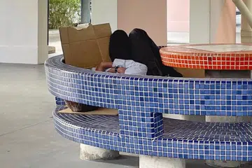 Man finds shelter and job after being homeless for a year