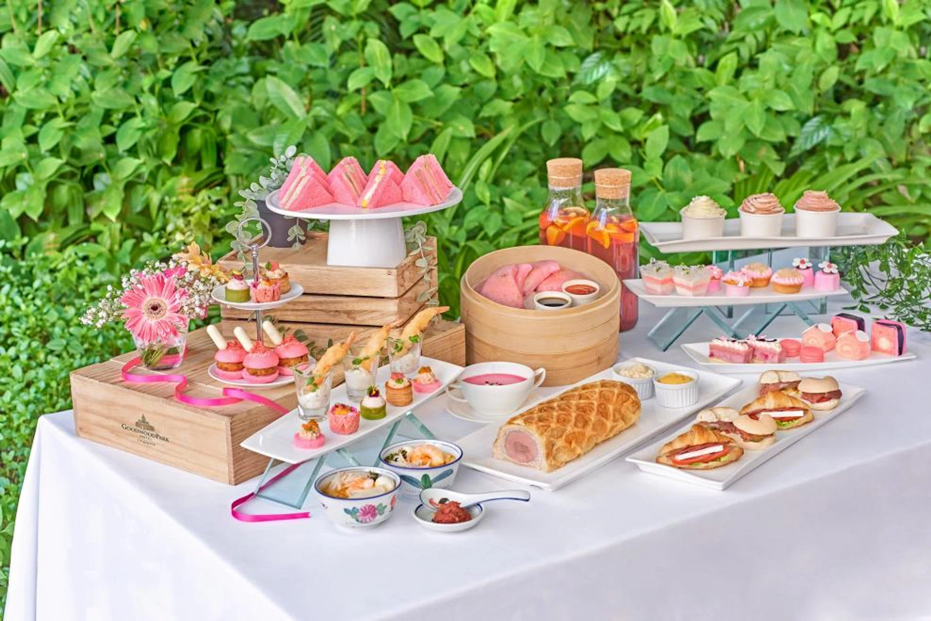 English Afternoon Tea Buffet with Local Favourites & Rosy Delights.