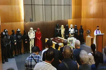 What a trooper: Man gets Star Wars-themed send-off at Mandai crematorium