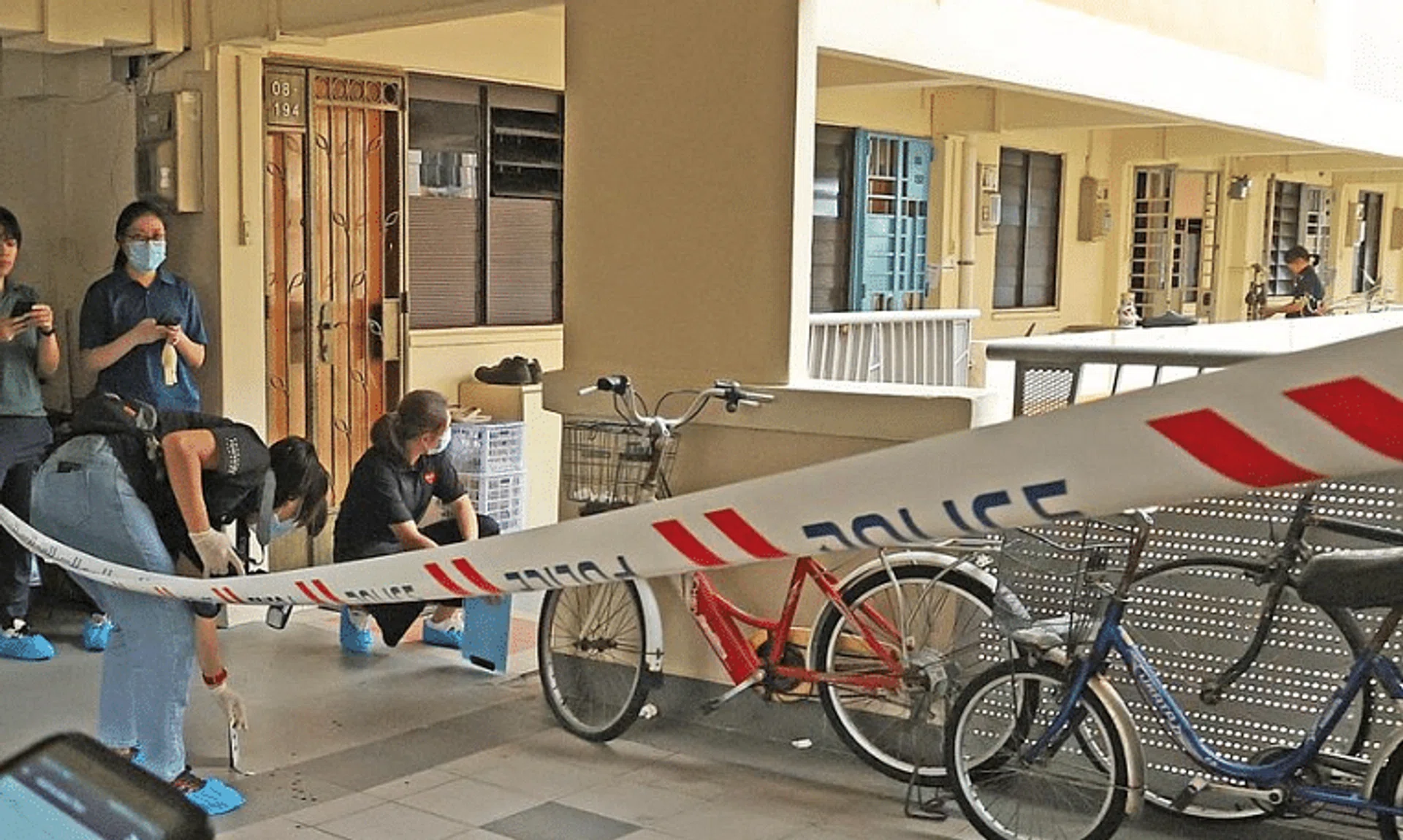 Lim Tee Tee, 71, was involved in a fight with his neighbour at Block 805 King George’s Avenue on Dec 22. 