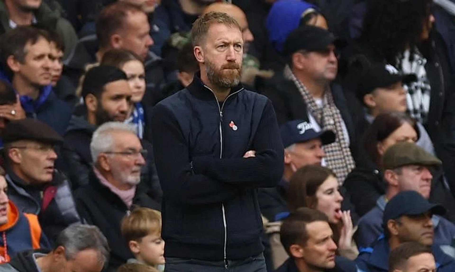 Chelsea manager Graham Potter during the Premier League loss to Arsenal over the weekend.
