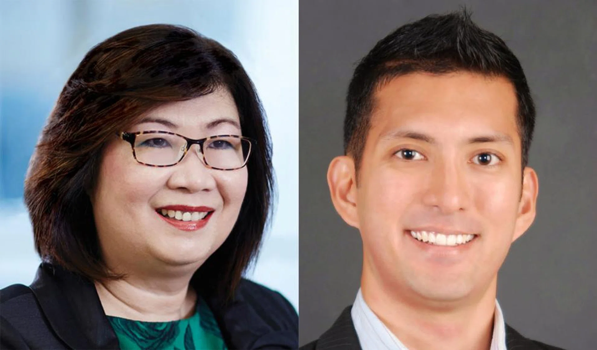 SPH's Ginney Lim (left), McDonald's Singapore's Faz Hussen.
