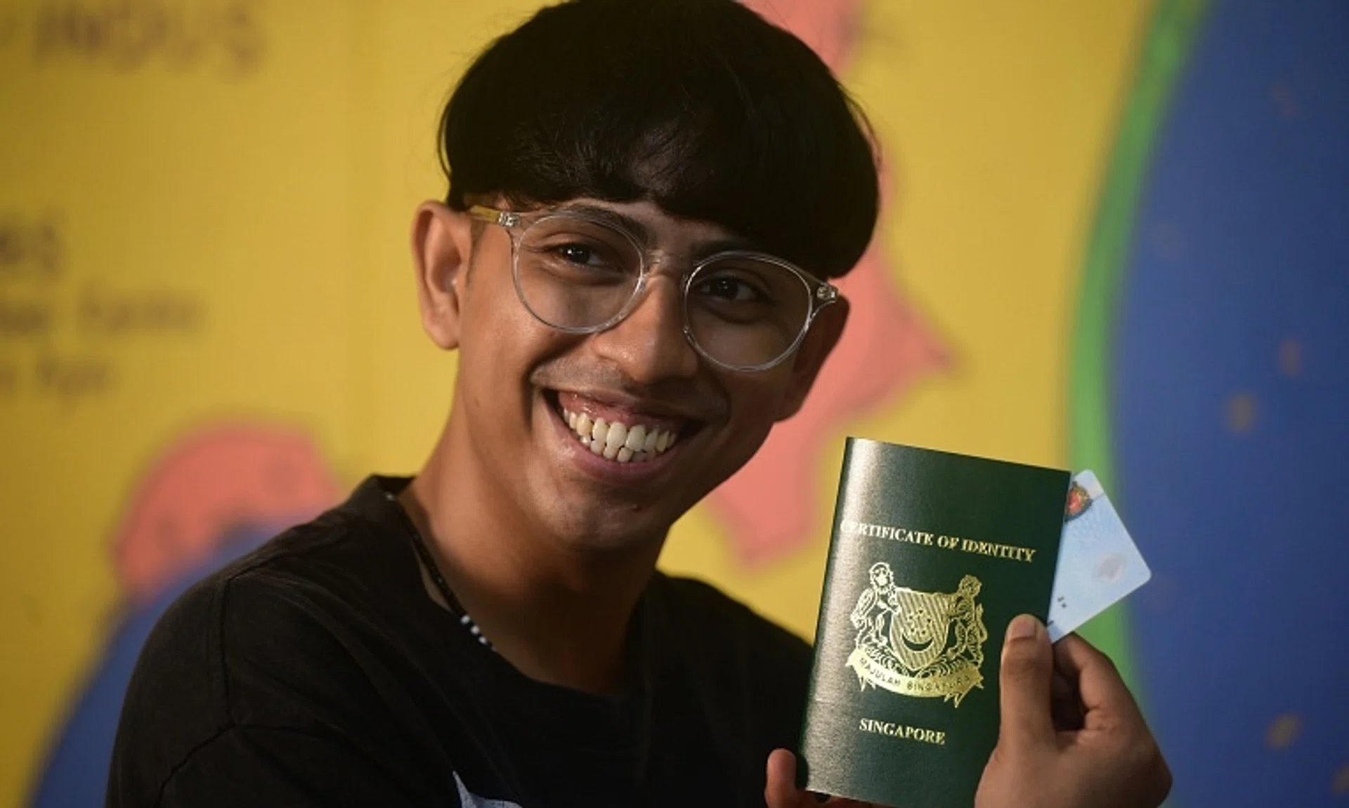 Mr Ricqo Rafiezuwan was issued a Certificate of Identity, in lieu of a national passport, on Nov 15. He collected his blue IC on Nov 25.