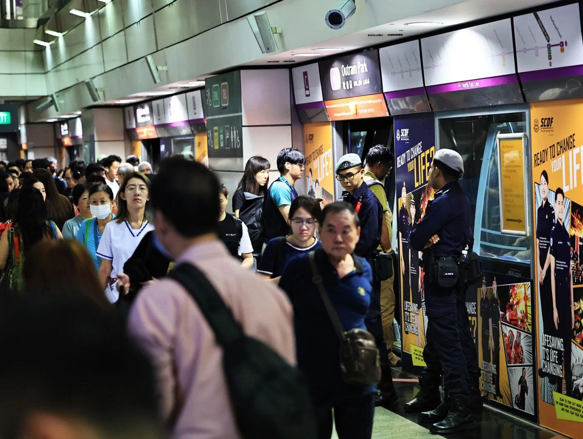 Commuters have said that they experienced longer waits and more crowded NEL trains recently.