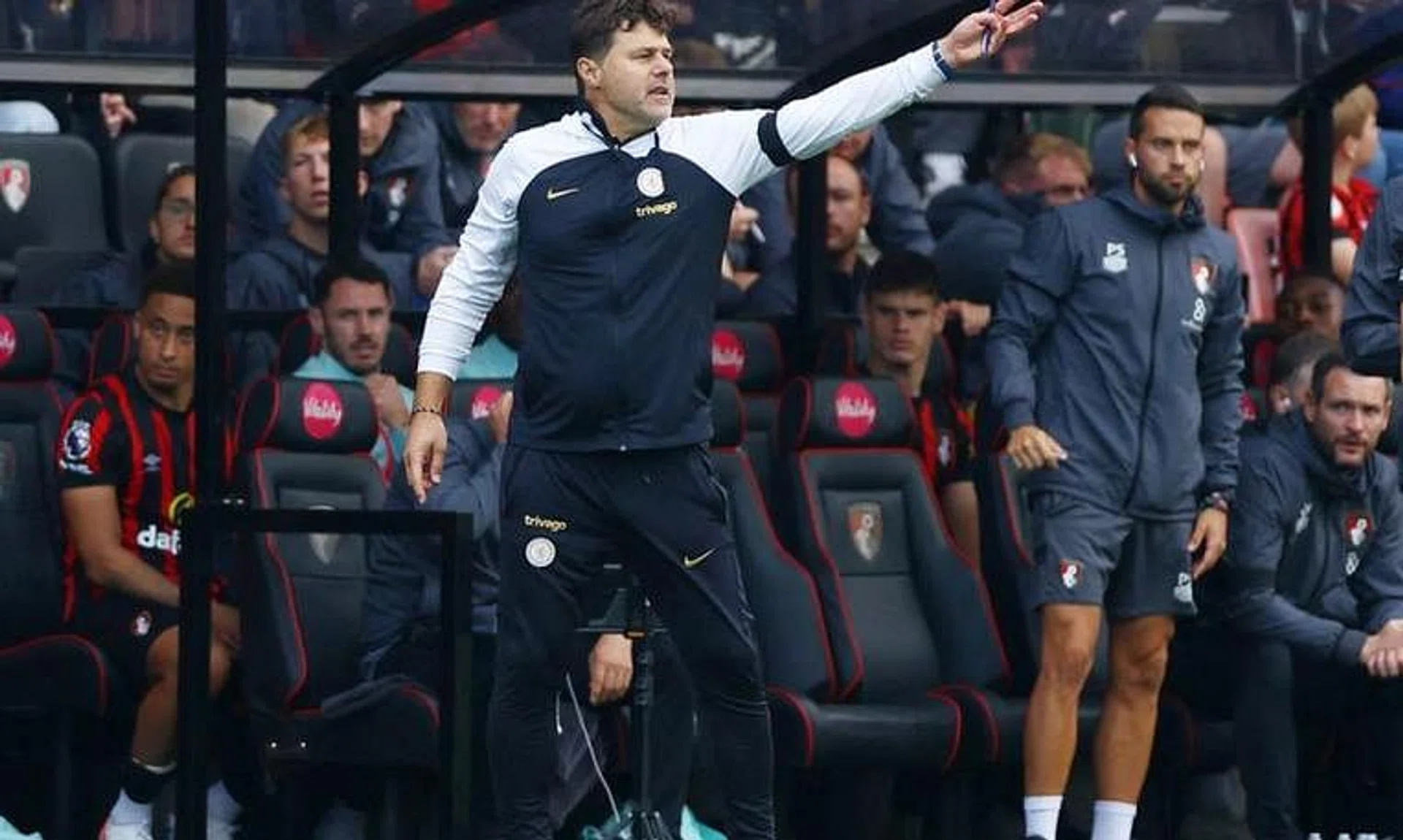 Soccer Football - Premier League - AFC Bournemouth v Chelsea - Vitality Stadium, Bournemouth, Britain - September 17, 2023 Chelsea manager Mauricio Pochettino Action Images via Reuters/Matthew Childs