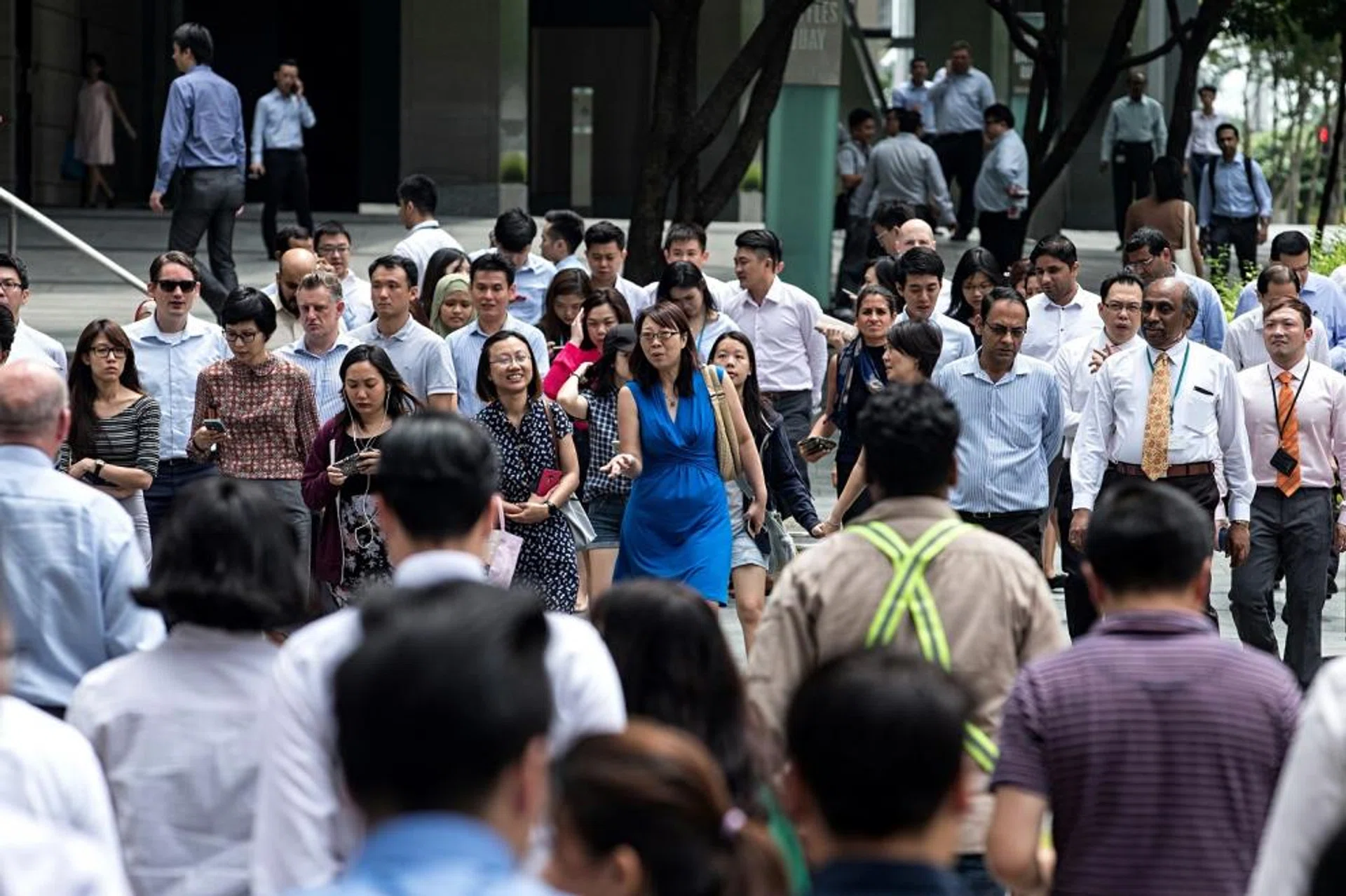 Economists said that the slower wage growth was in line with Singapore's slower economic outlook. 