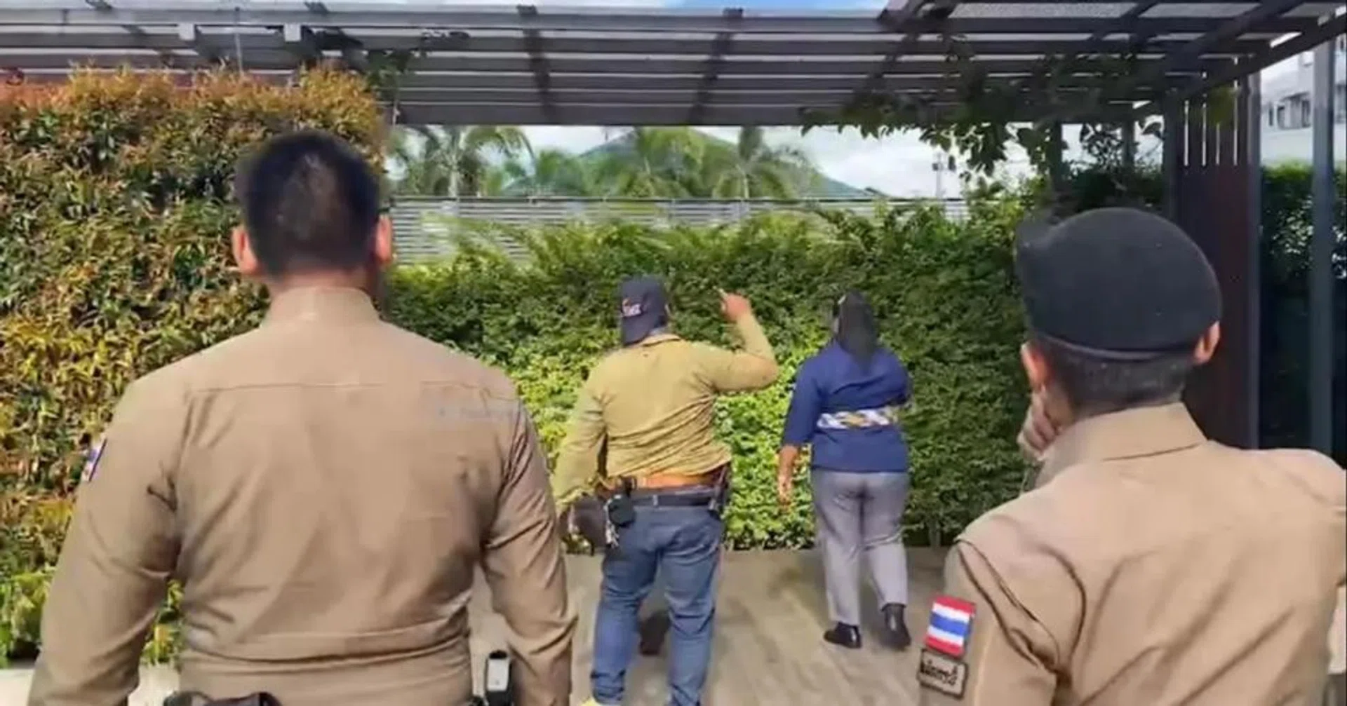Thai police launched an investigation examining the circumstances surrounding the accident when they arrived at the scene of the fall.