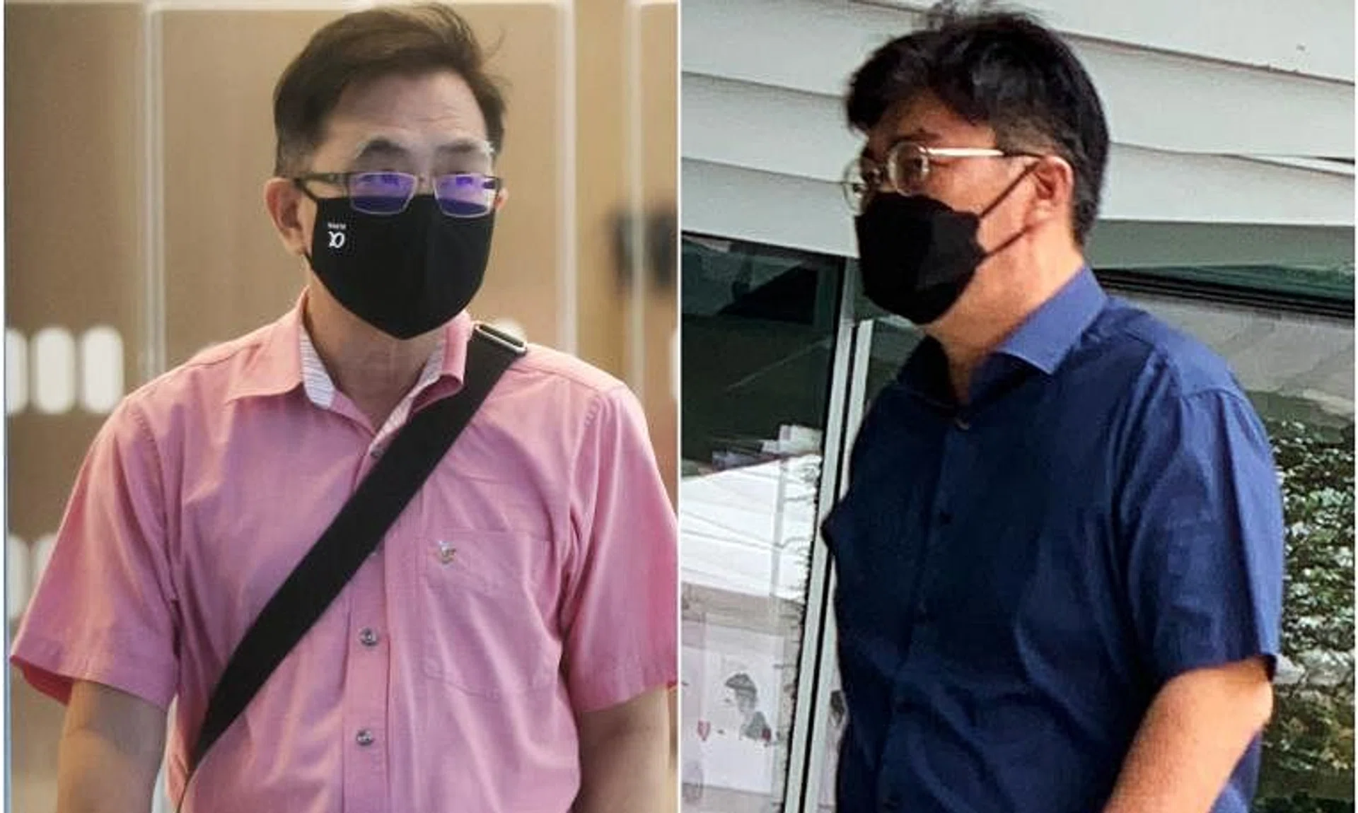 The case against Kwek Kee Seng (left) and Justin Low Eng Yeow will be next heard in January.