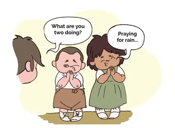 This is the way we brush our teeth