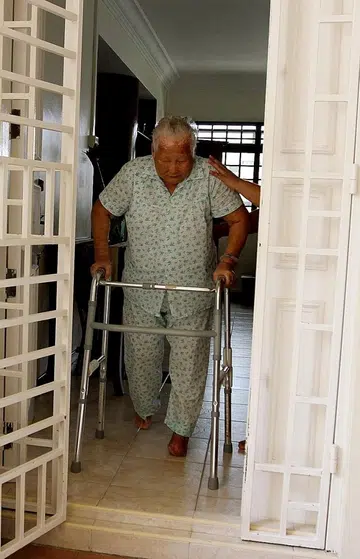 Woman, 90, 'helpless' after losing part of foot in accident