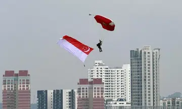 Red Lions free-fall jump in Ghim Moh postponed to Sunday evening due to heavy rain