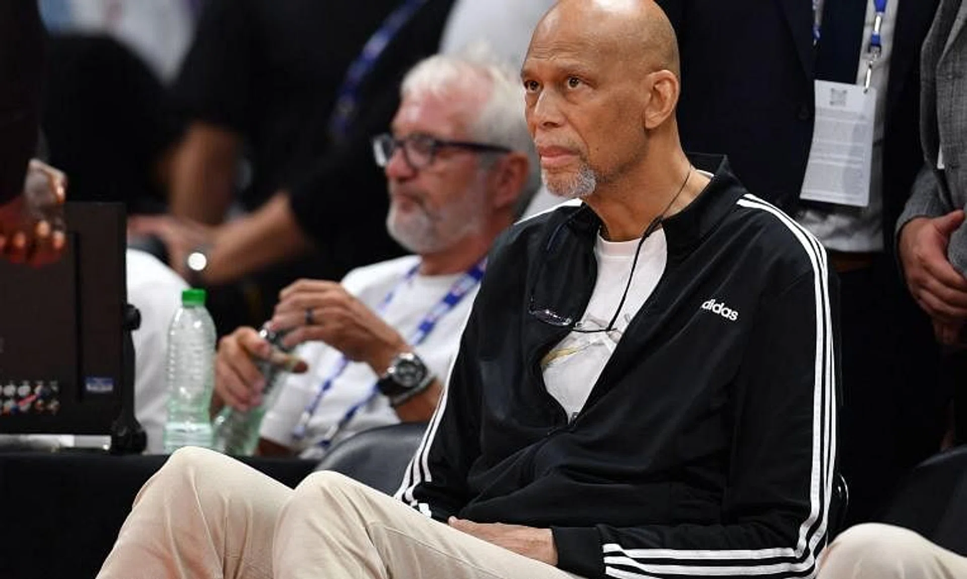 NBA legend Kareem Abdul-Jabbar suffered a broken hip and would undergo surgery.
