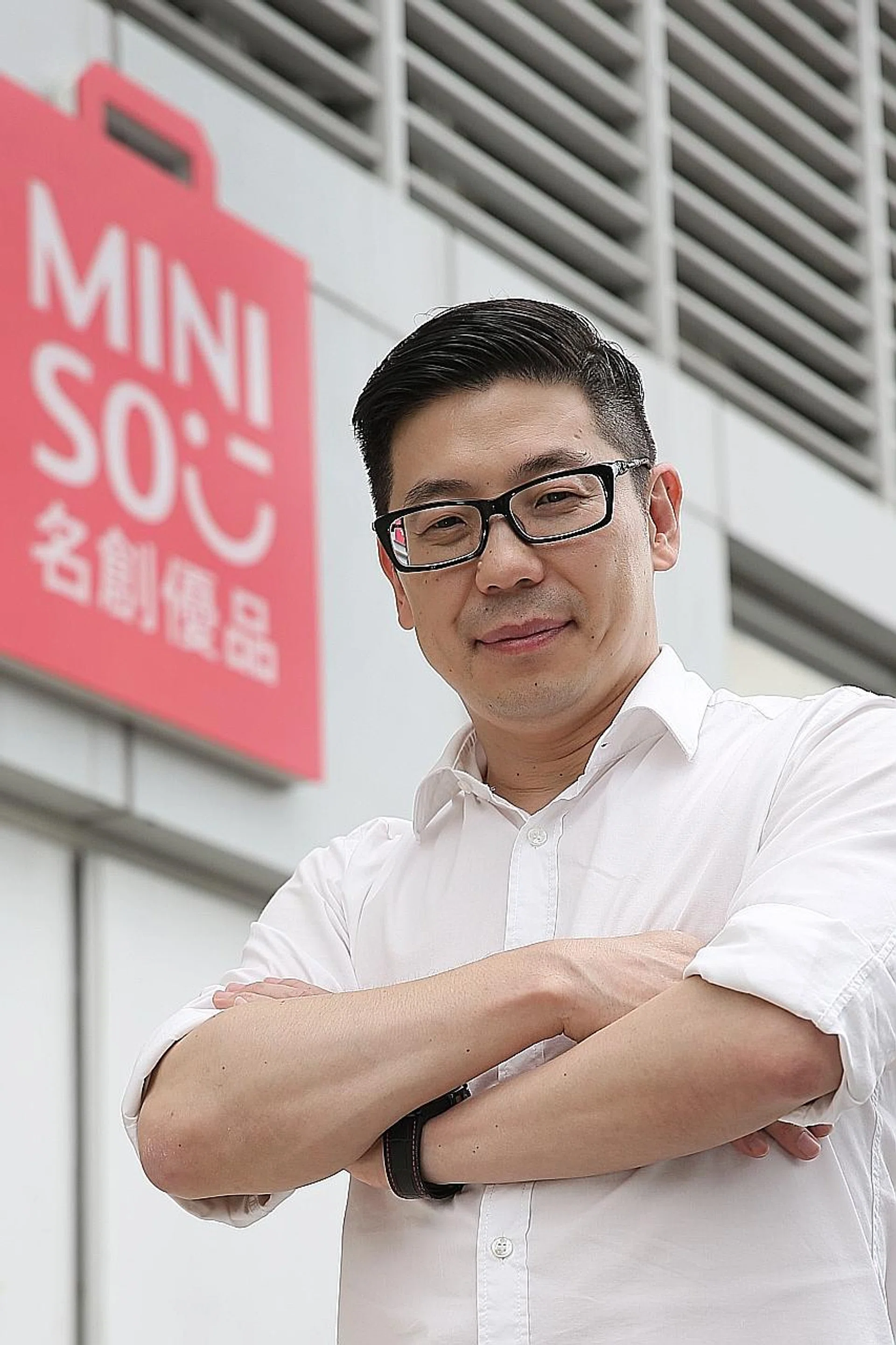 Miniso Singapore director Alex Zhang says the company is encouraged by how Singaporeans still enjoy shopping in malls.