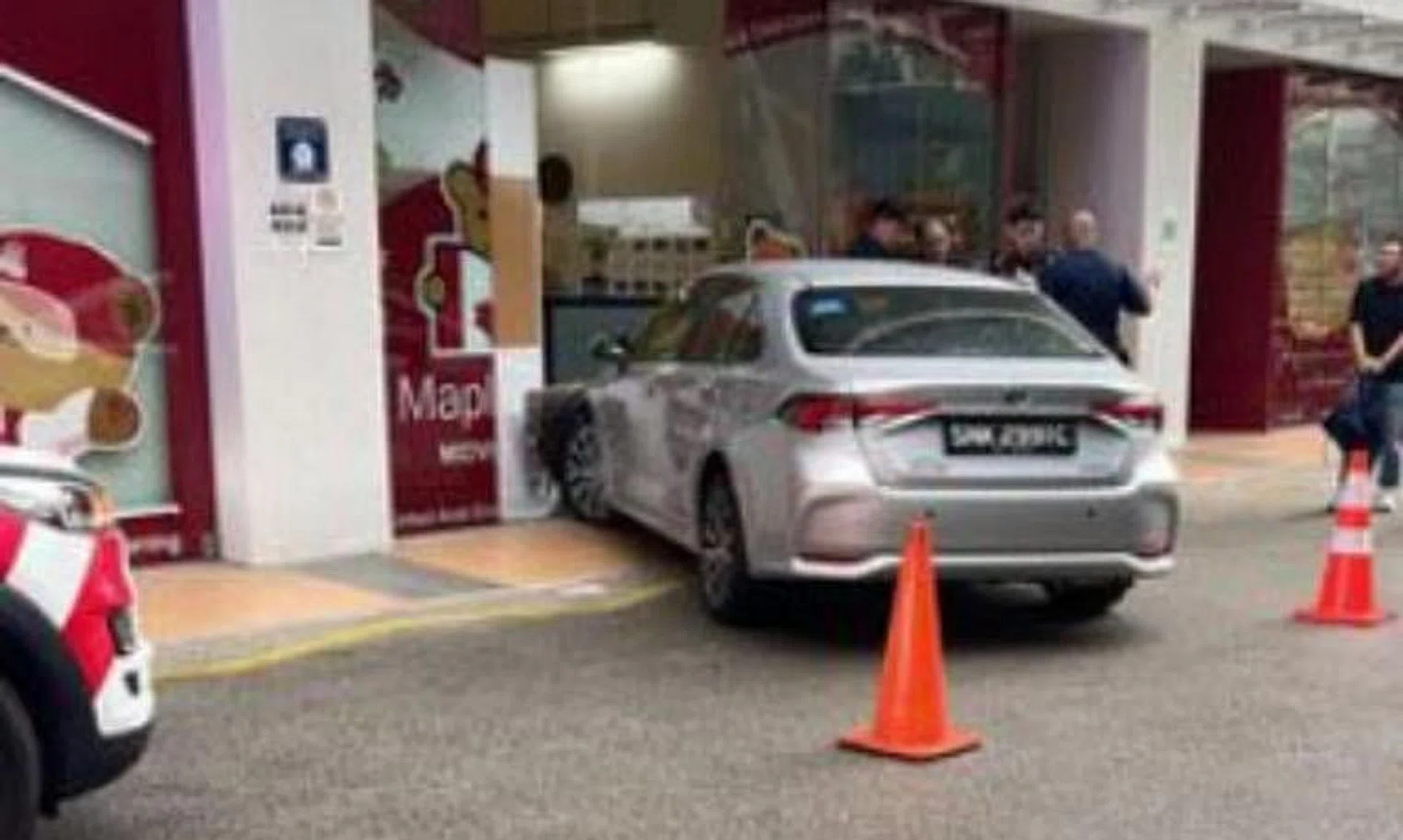 A 62-year-old male driver has been arrested for a negligent act causing hurt.