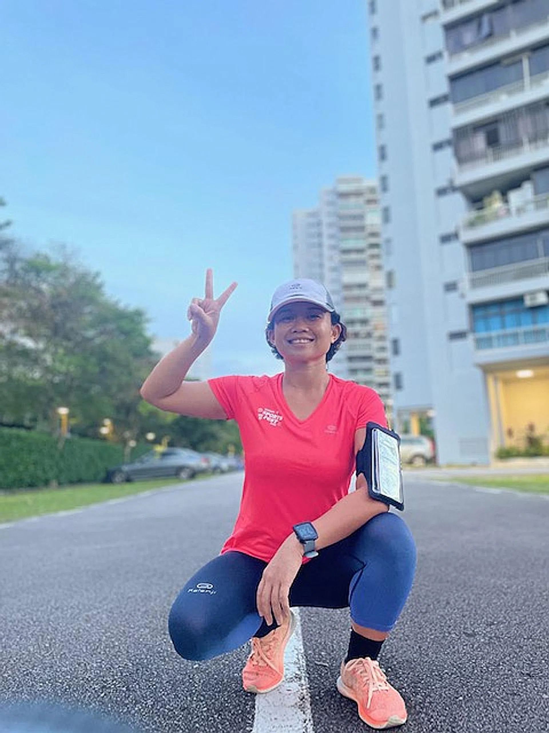 Ms Reusora Elsie Dechos (above) finds time for activities such as dragon boating, while Ms Milagros Bangkiat often does handicrafts with her employer Madam Yoo Leng Choo. 