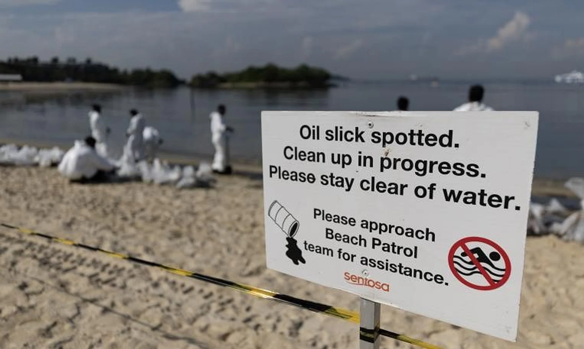 In a statement on June 17, PUB said the oil spill has been limited to coastal areas and some coastal drains.