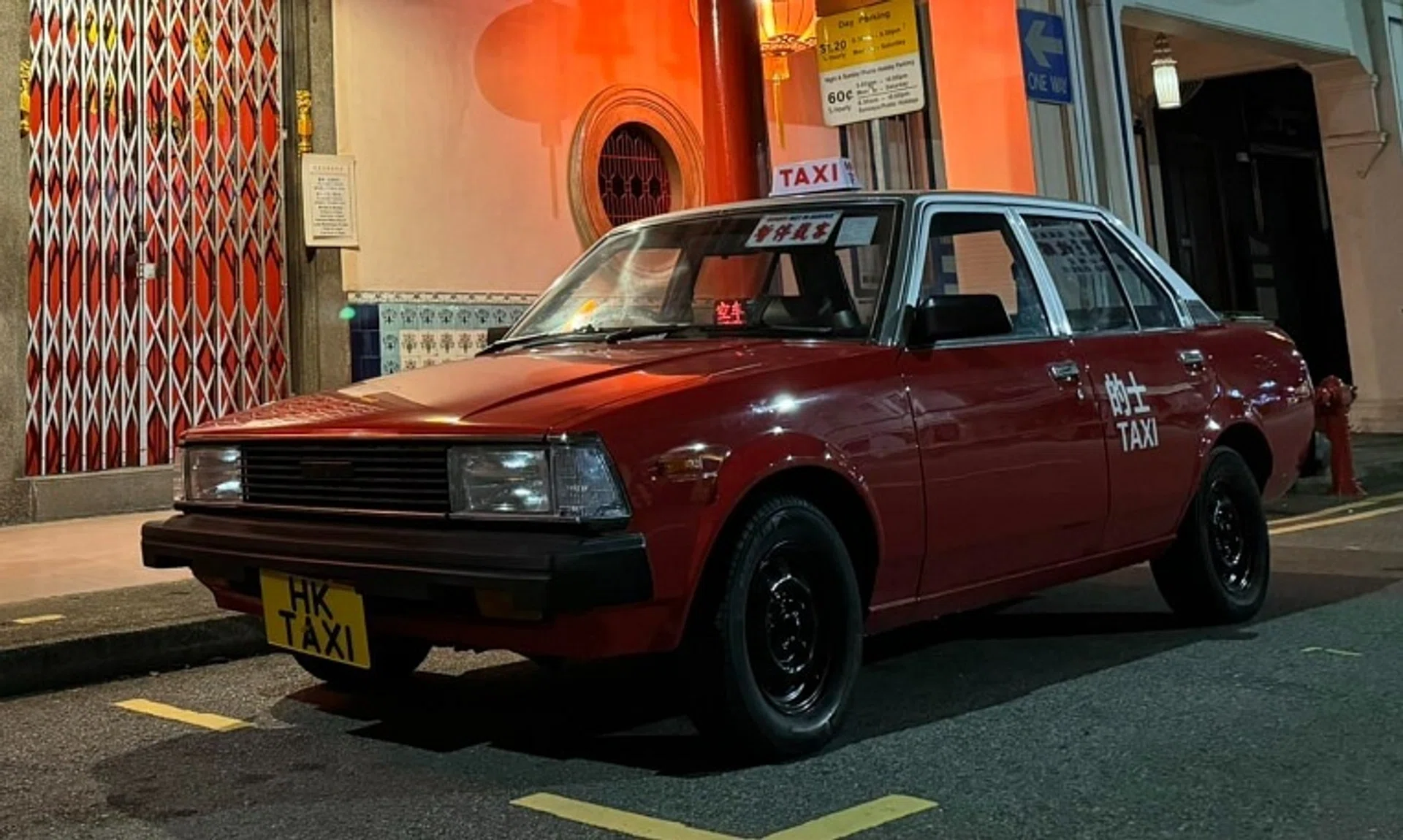 In August, photos of a modified car resembling a red Hong Kong taxi surfaced on social media.