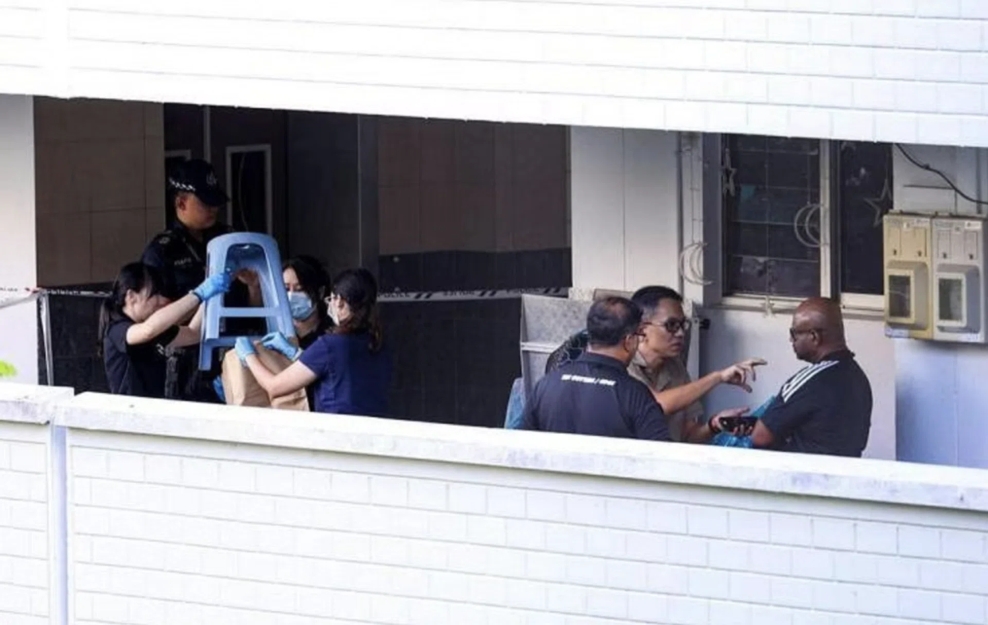 The Singapore Civil Defence Force were called to the unit around 12:45 am and found an elderly woman unresponsive. She was later pronounced dead at the scene.