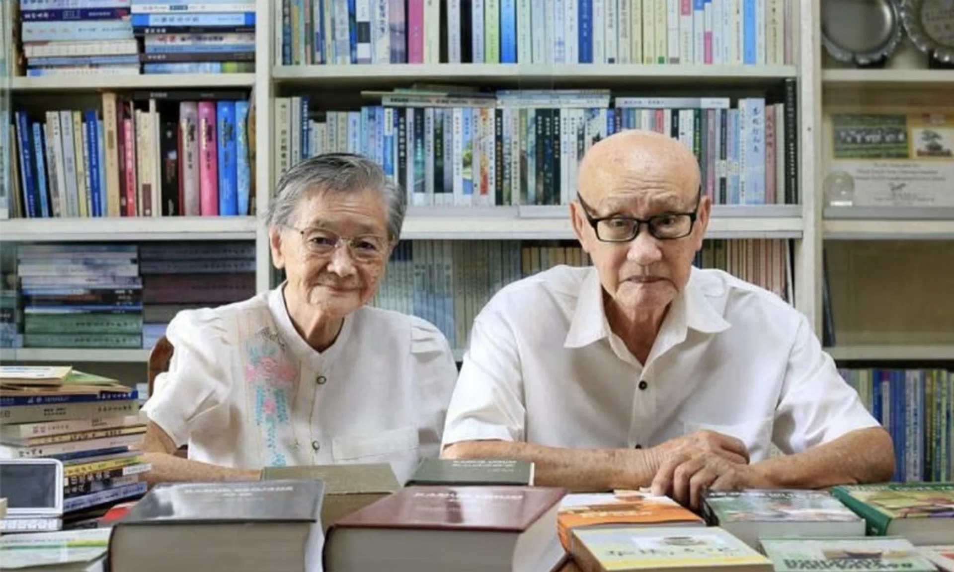 Mr Yang Guiyi and his wife Chen Miaohua.