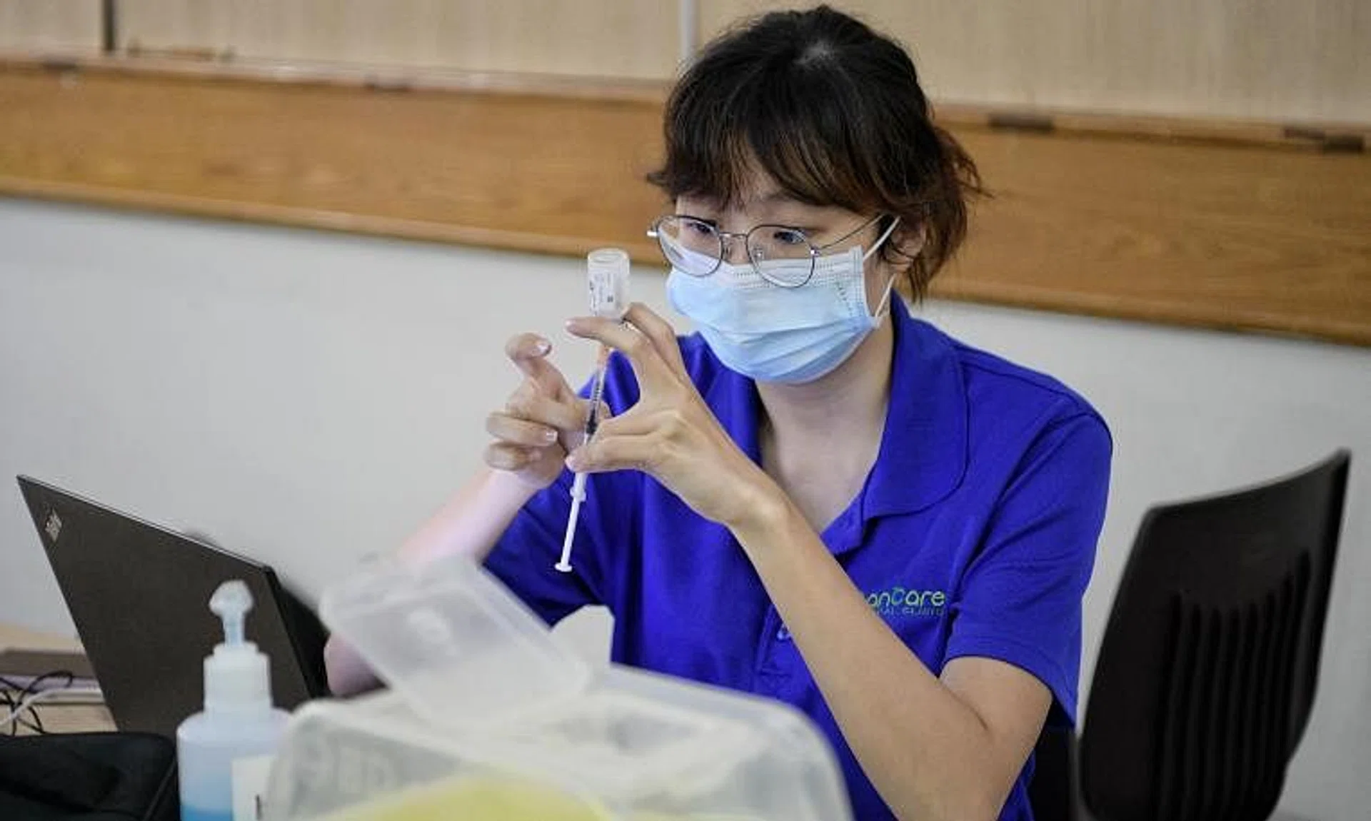 The vaccines play a big part in preventing severe illness and death as they would have primed other functions of our immune system.