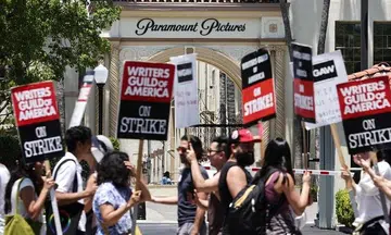 Hollywood shuts down as actors go on strike