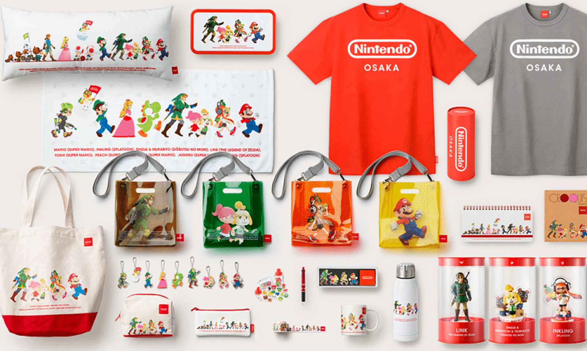 The Nintendo pop-up will sell goods featuring a special illustration of the different games’ characters together.