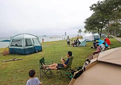 More Singaporeans seen pitching tents at camping sites