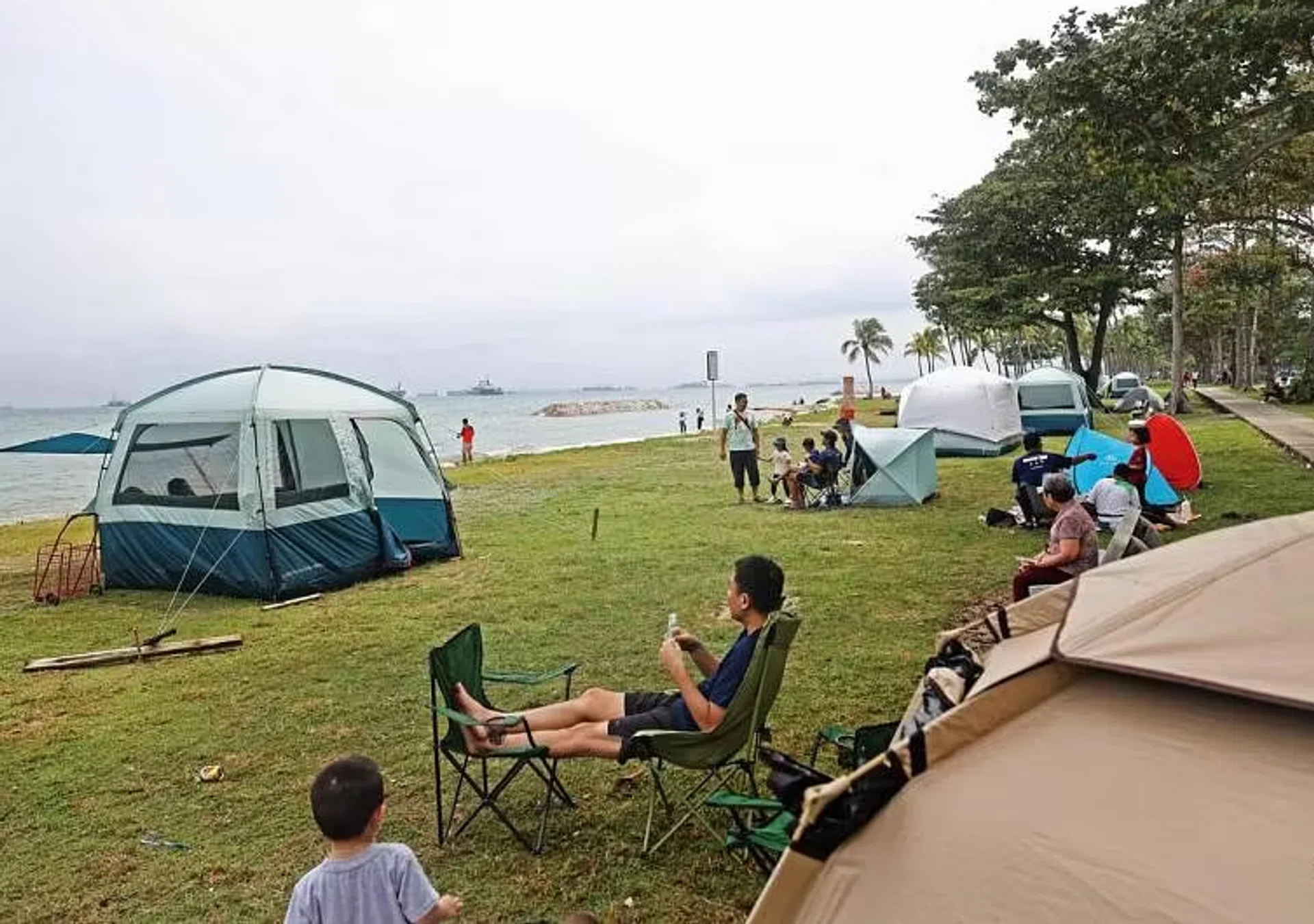 Visit East Coast Park on any given Sunday and you will be met with a sea of tents.