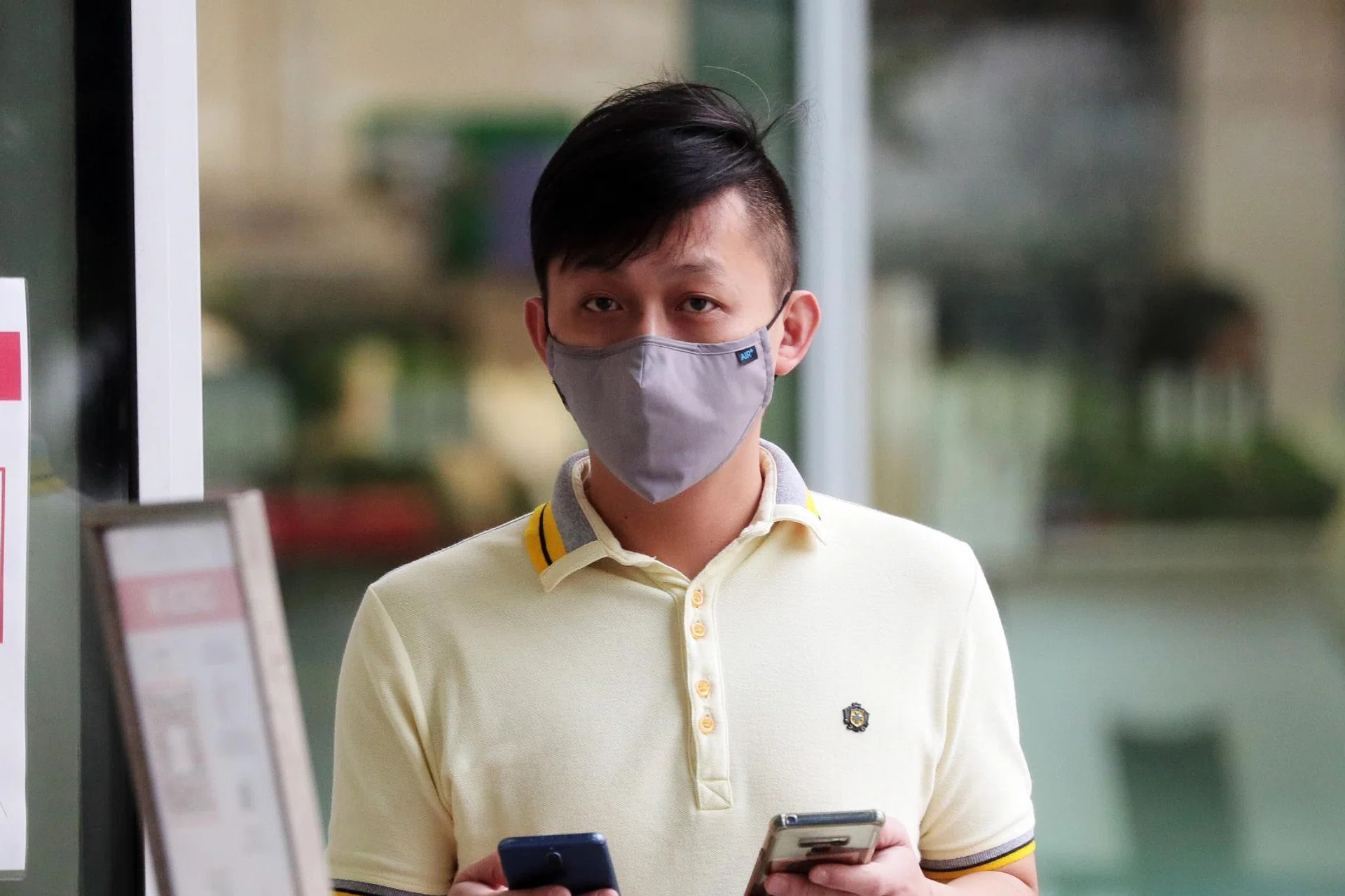 Yong Chun Hong was initially accused of attempting to murder his adoptive mother before the charge was reduced.