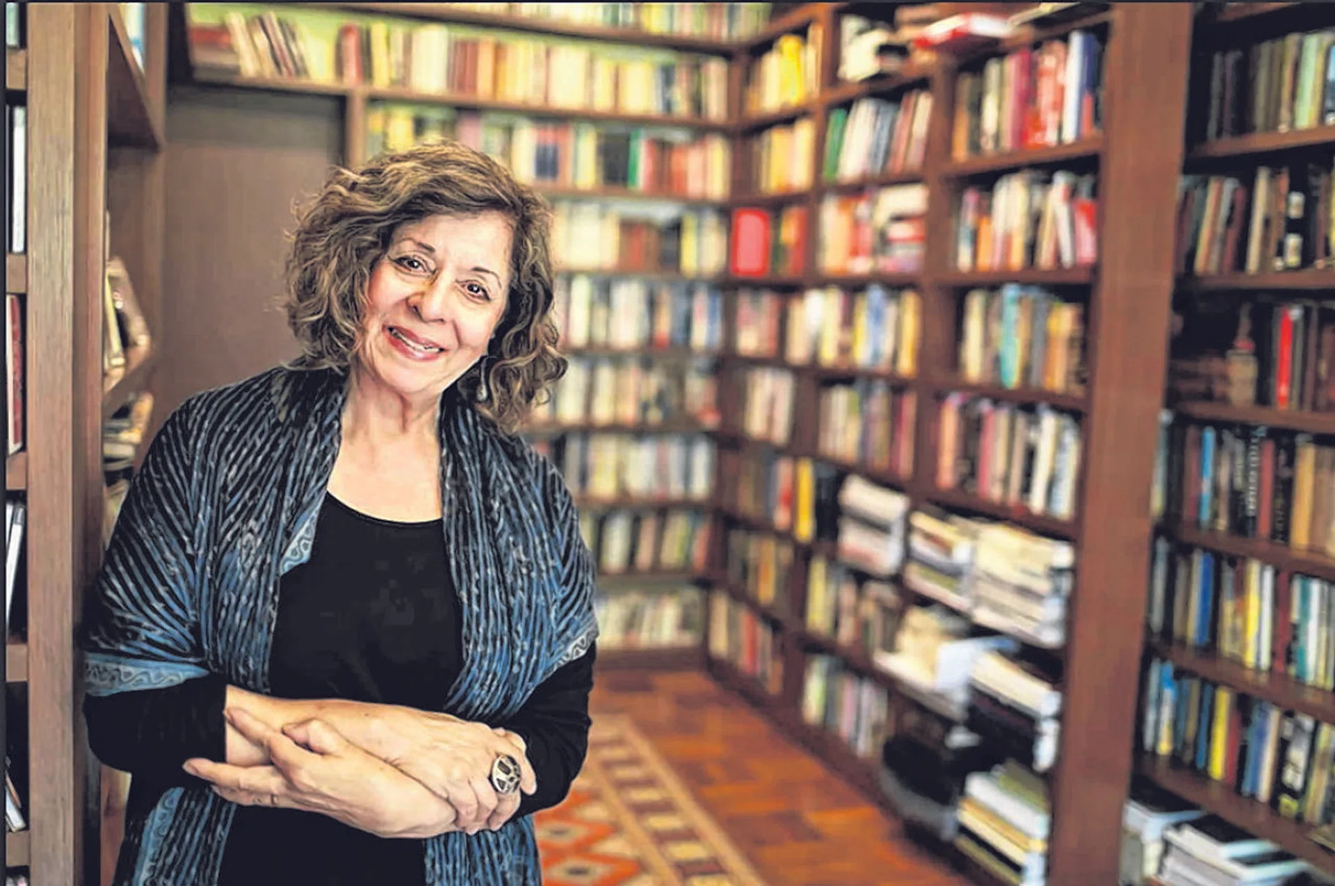 Local author Meira Chand. 