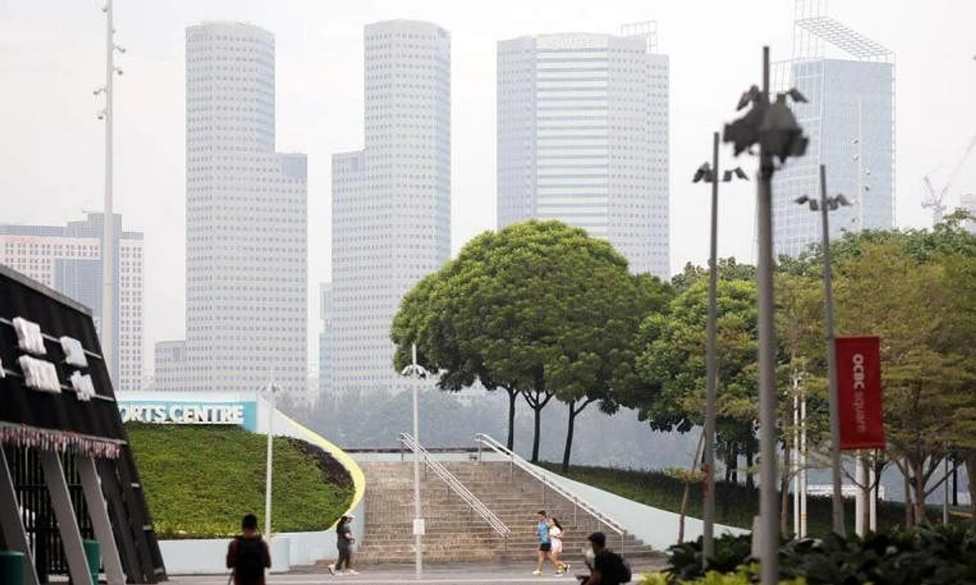 Hazy conditions in Singapore in 2022. This year’s hot and dry season brings a higher risk of transboundary haze, said the Met Service.
