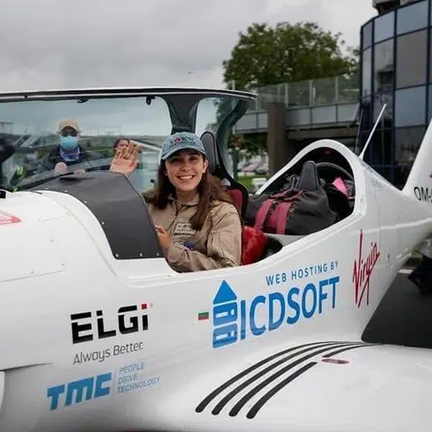 Teen pilot Rutherford takes a step closer to circumnavigating globe