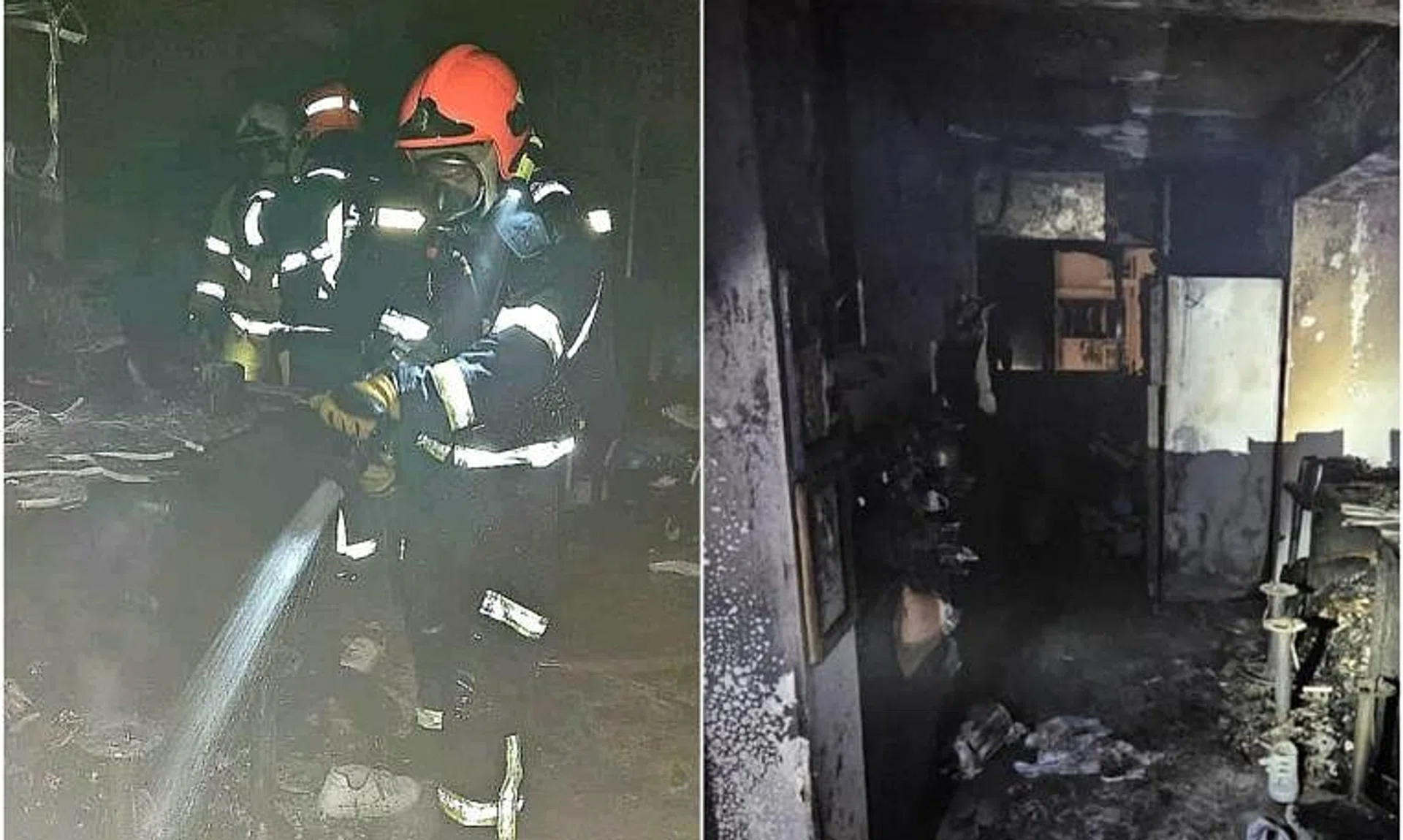 The fire, which was determined by the SCDF to involve contents of the kitchen, was extinguished with a water jet.