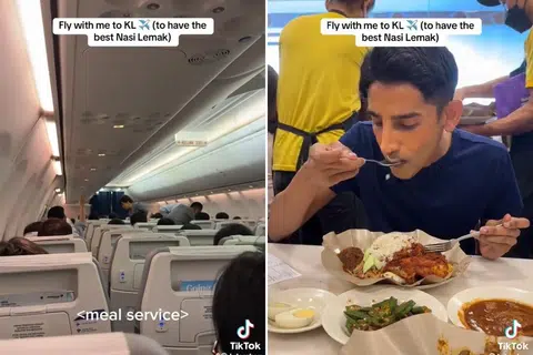 Man flies from Singapore to KL for 'the better nasi lemak'
