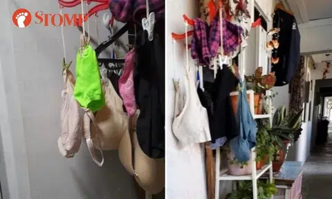 Underwear in corridor: Woman was verbally abused for it