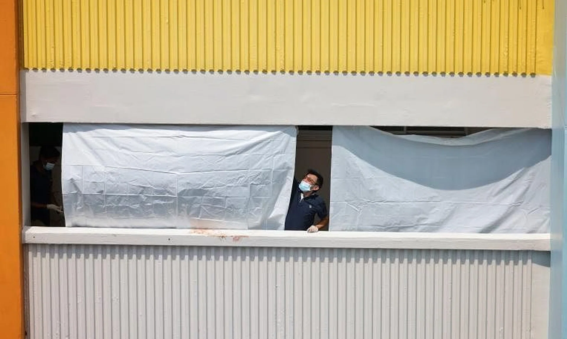 Based on preliminary investigations by the police, both men knew each other, and the victim is believed to be a resident at the block.