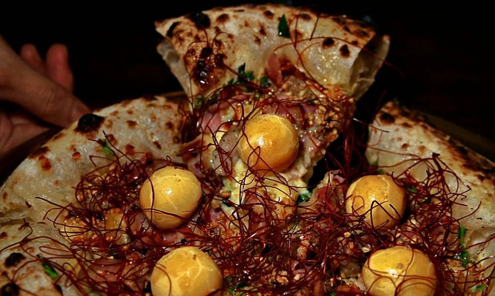 Use leftover pineapple tarts as pizza toppings.