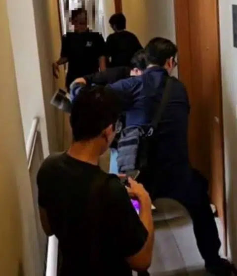 As part of a joint operation, the Cambodian National Police raided a building and a warehouse in Phnom Penh.