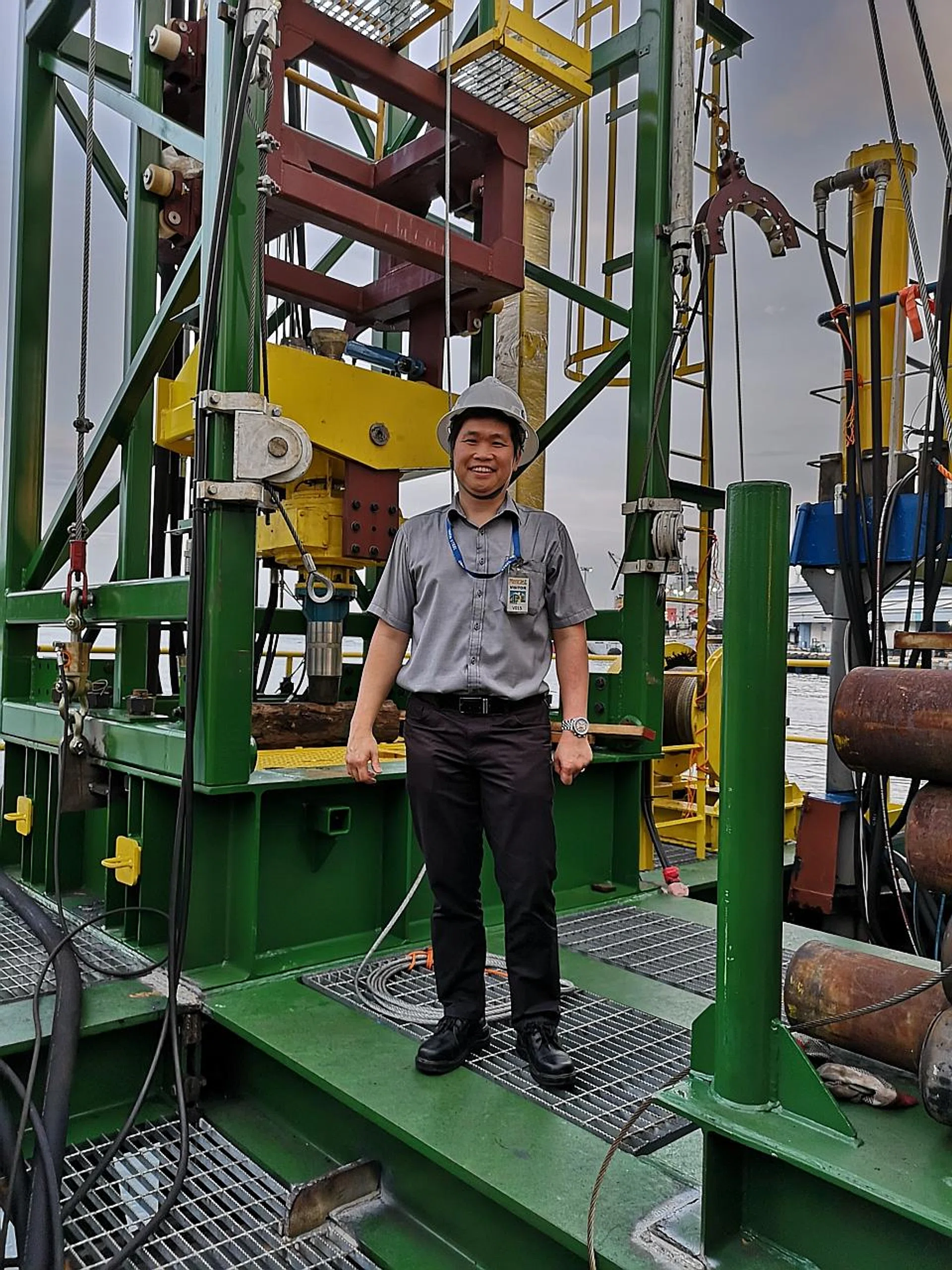 Mr Ho Kian Teck said balancing work and studies can be gruelling.  