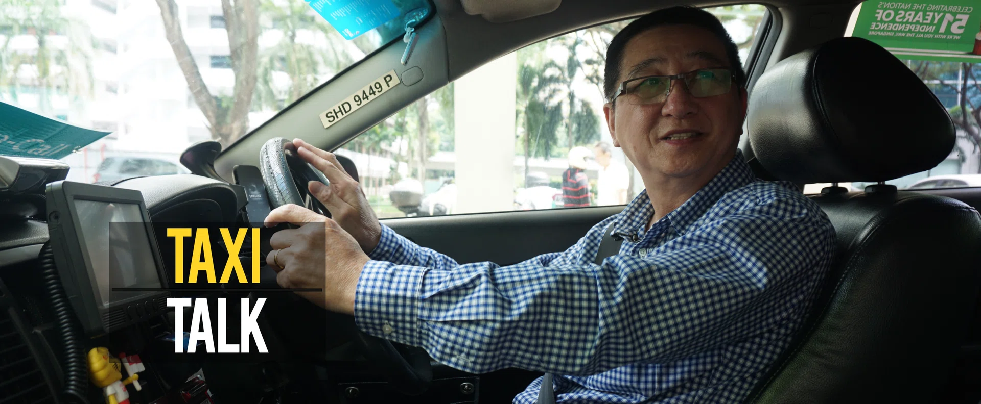 Mr Jimmy Gan, 61, has been driving the taxi for 26 years. 
