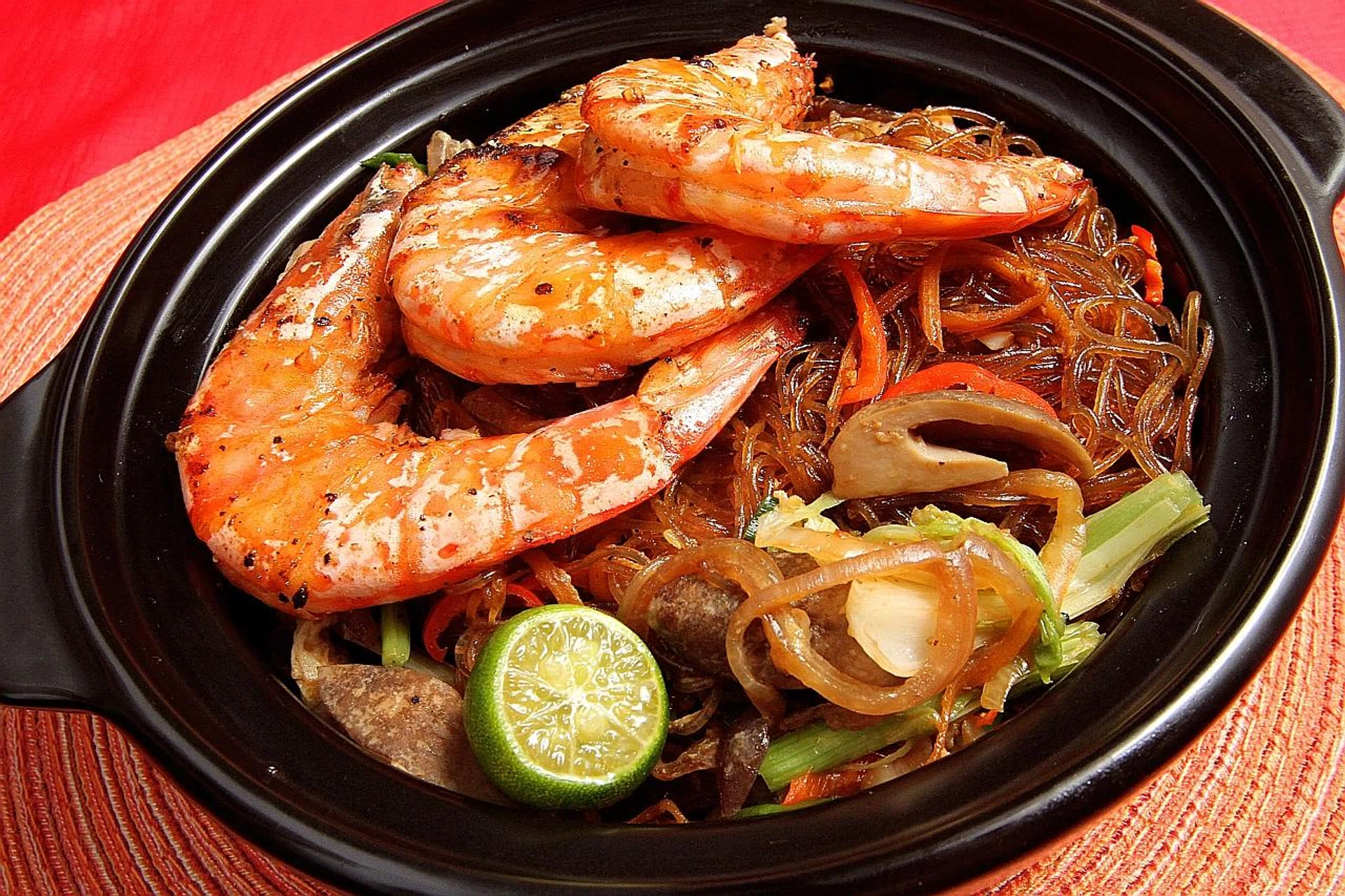 Aqua Natur's range of organic prawns is suitable for all Chinese New Year dishes, including tiger prawn tang hoon. 