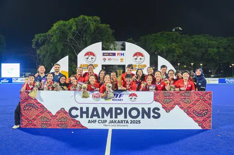 Singapore women's hockey team overcomes stomach bug to clinch historic AHF Cup title