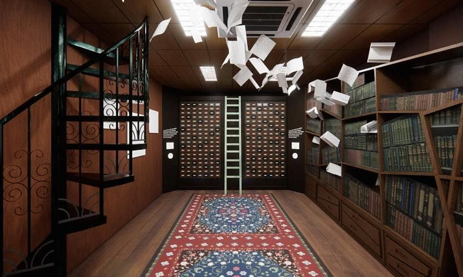 The exhibition, held in a three-storey building at 11 Prinsep Link, includes interactive installations and more than 20 immersive rooms.