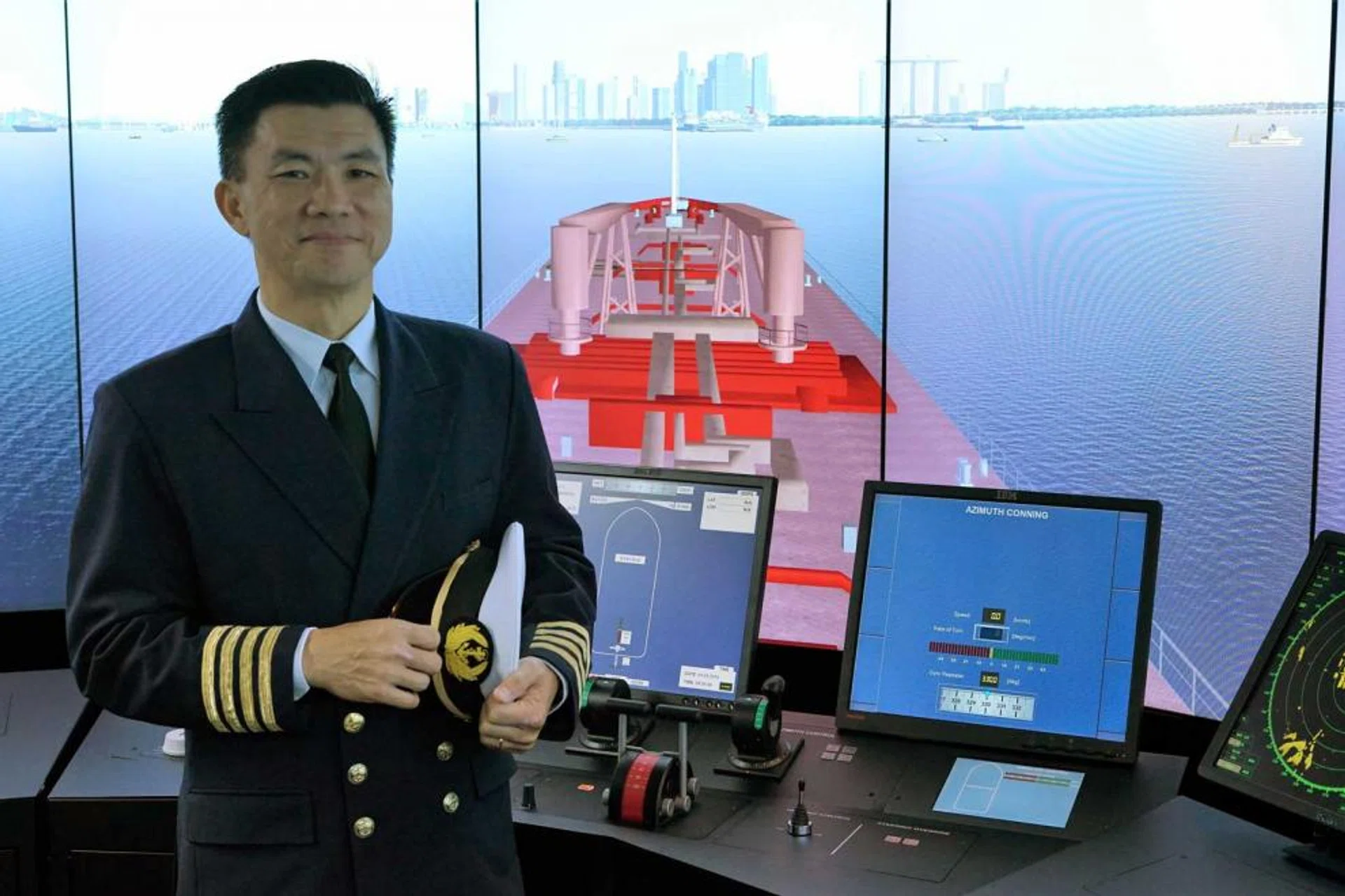 Captain Cheong Kwee Thiam's maritime-related background helps him blend real-life experiences with theoretical insights for his students in the forms of literature, tutorial exercises and even examination questions. 