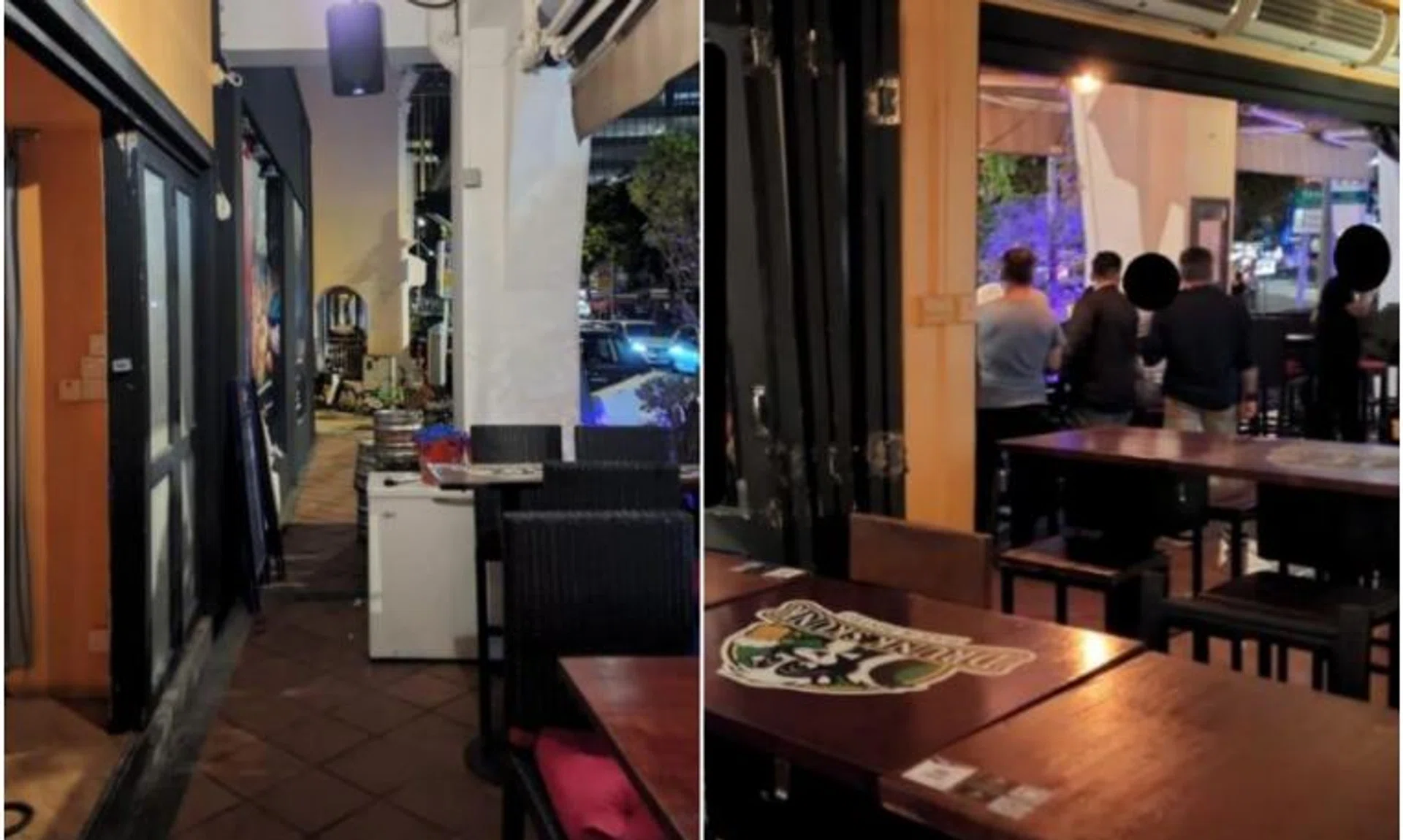 An outlet in Circular Road was found playing music outside of its premises, even though it lacked the permit to do so.