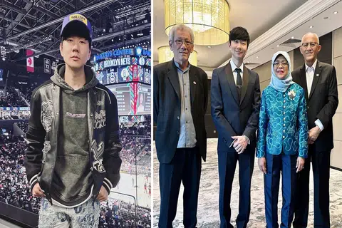 Looking dapper in that tux, JJ: Singer wows fans after suiting up to meet President