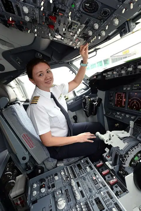 From accountant to female pilot